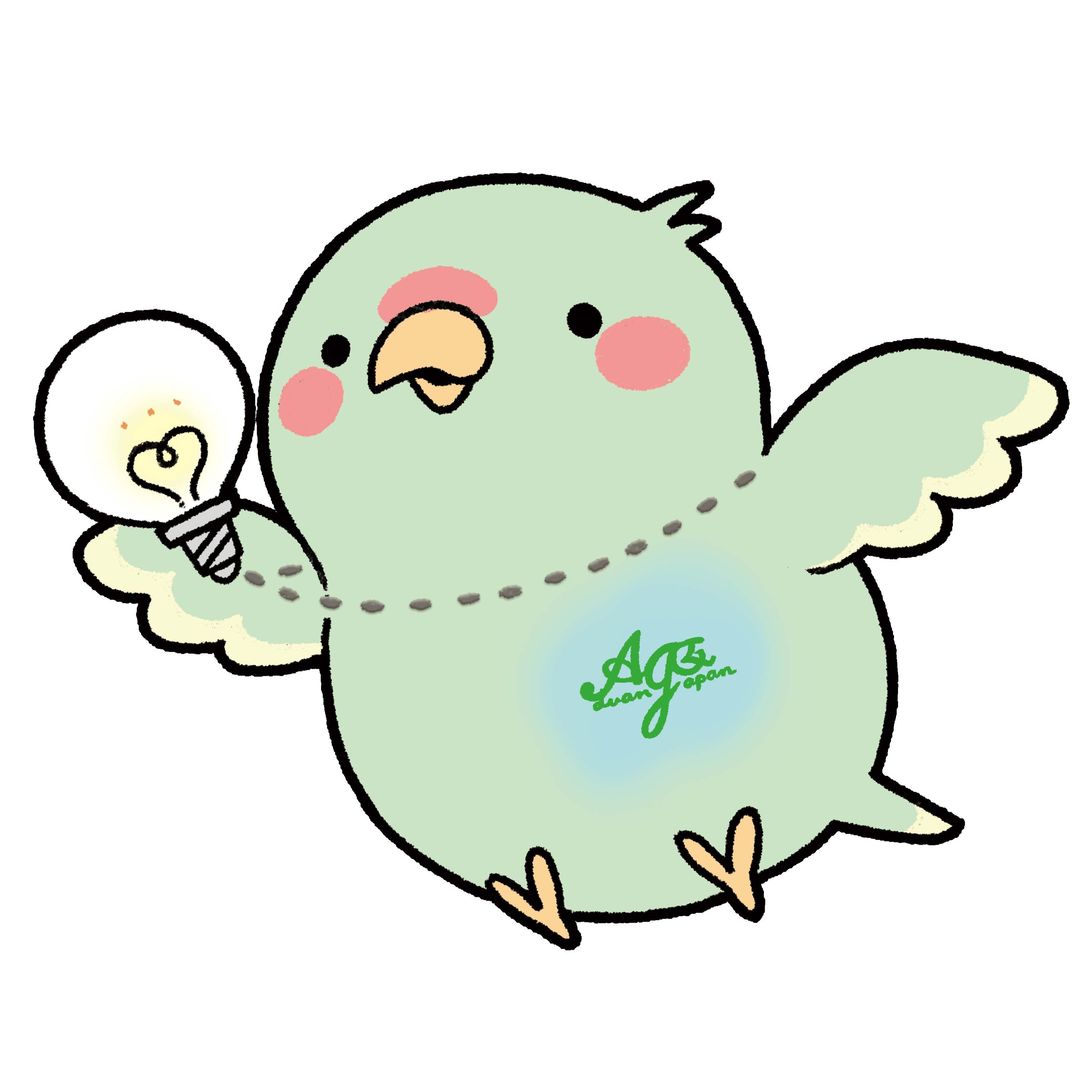 AdvanCE Japan 公式キャラクター『あじゃすけ』ページへのリンク